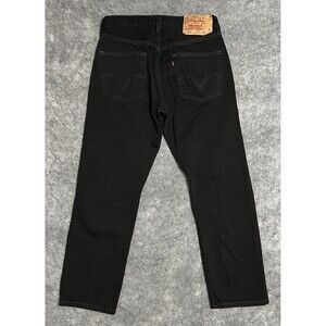 Levi’s 501XX Straight Jeans Men’s Tag 31x30 Fit 29x28.5 Black Dark Wash